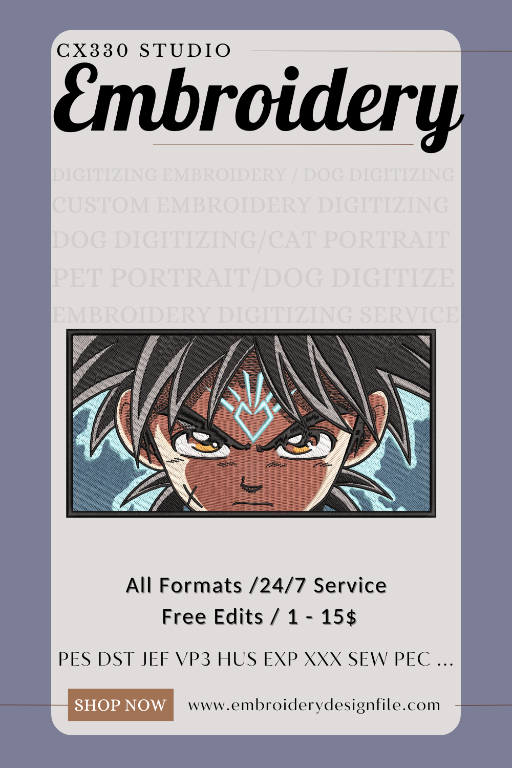 Dragon Quest DAI Machine Embroidery Design File