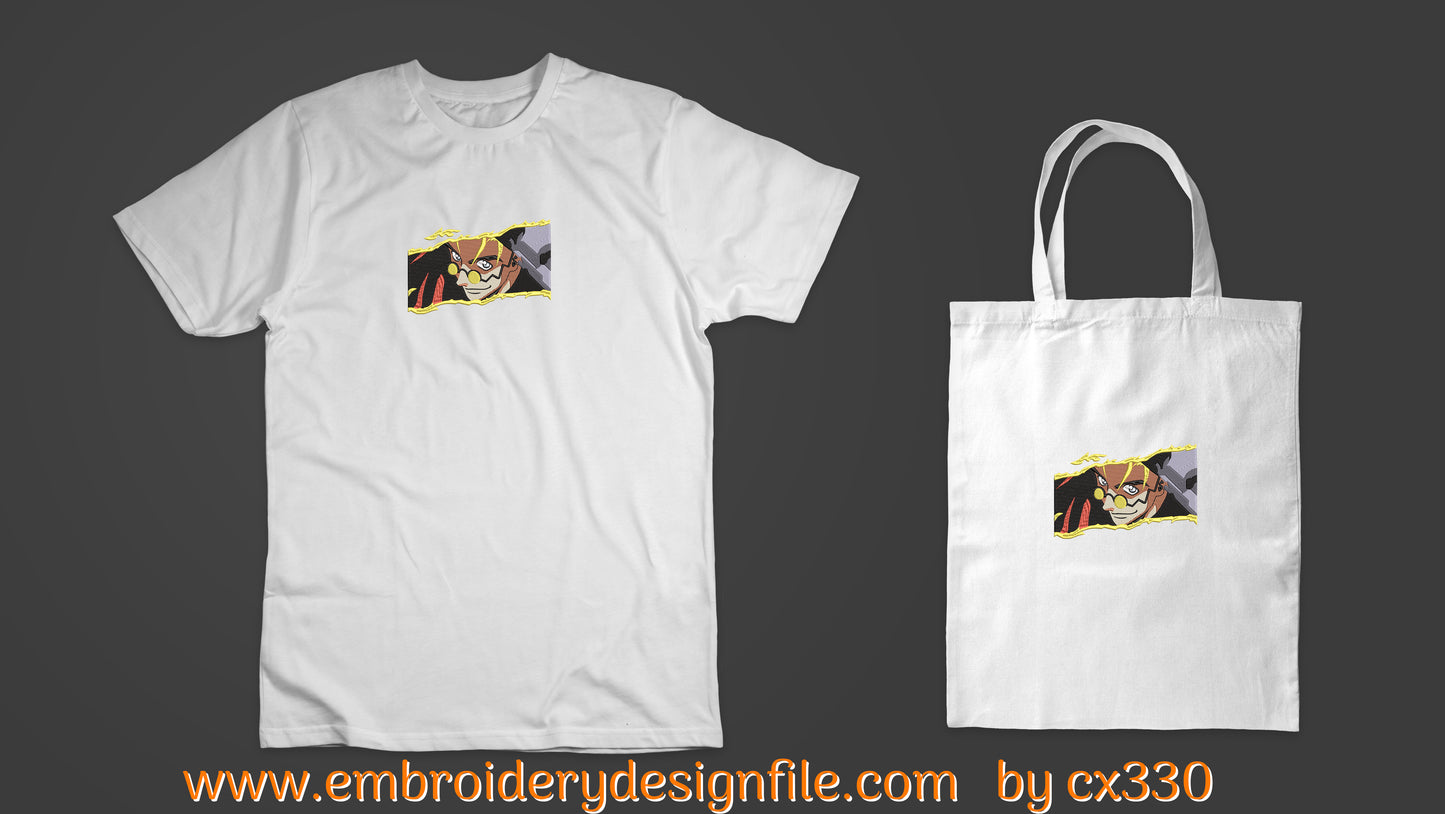 Vash the Stampede embroidery design file