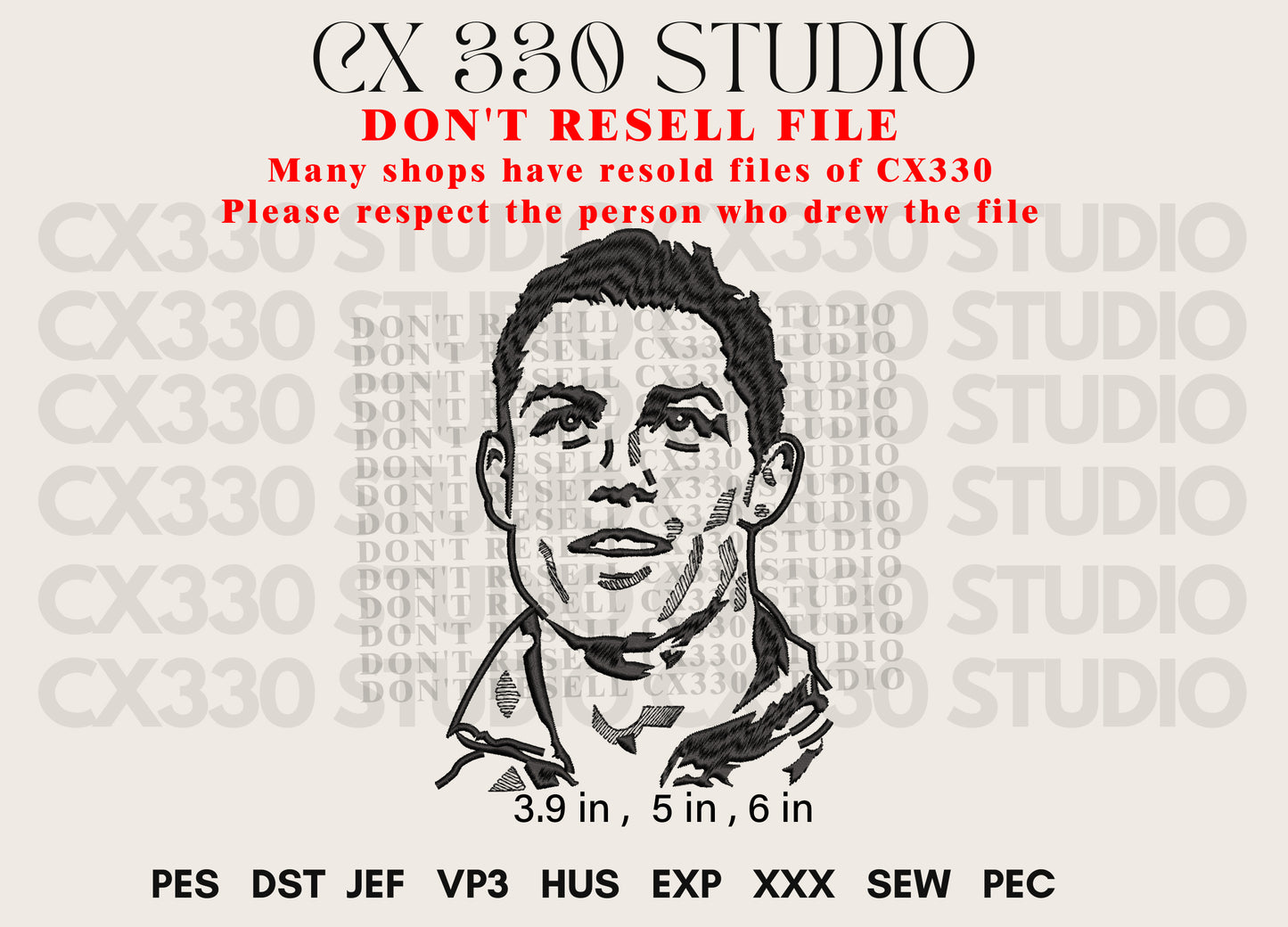 Ronaldo embroidery pes