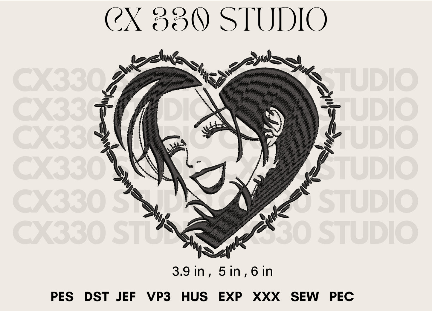 NANA HACHI AI YAZAWA embroidery file