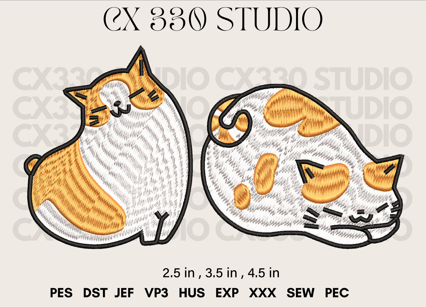 Cat Cutie Machine Embroidery Design | Embroidery File