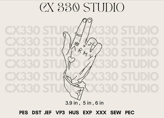 BTS ARMY Machine Embroidery Design | Embroidery File