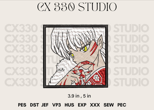 SESSHOMARU embroidery design