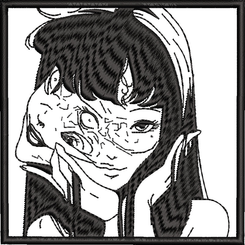 Tomie Junji Ito Embroidery Design