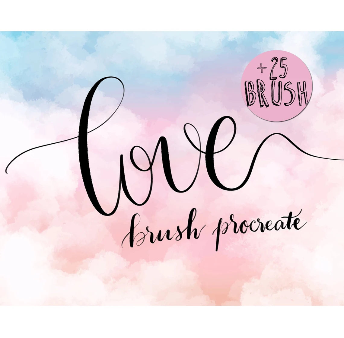 z 25+ Procreate Lettering Brush Set