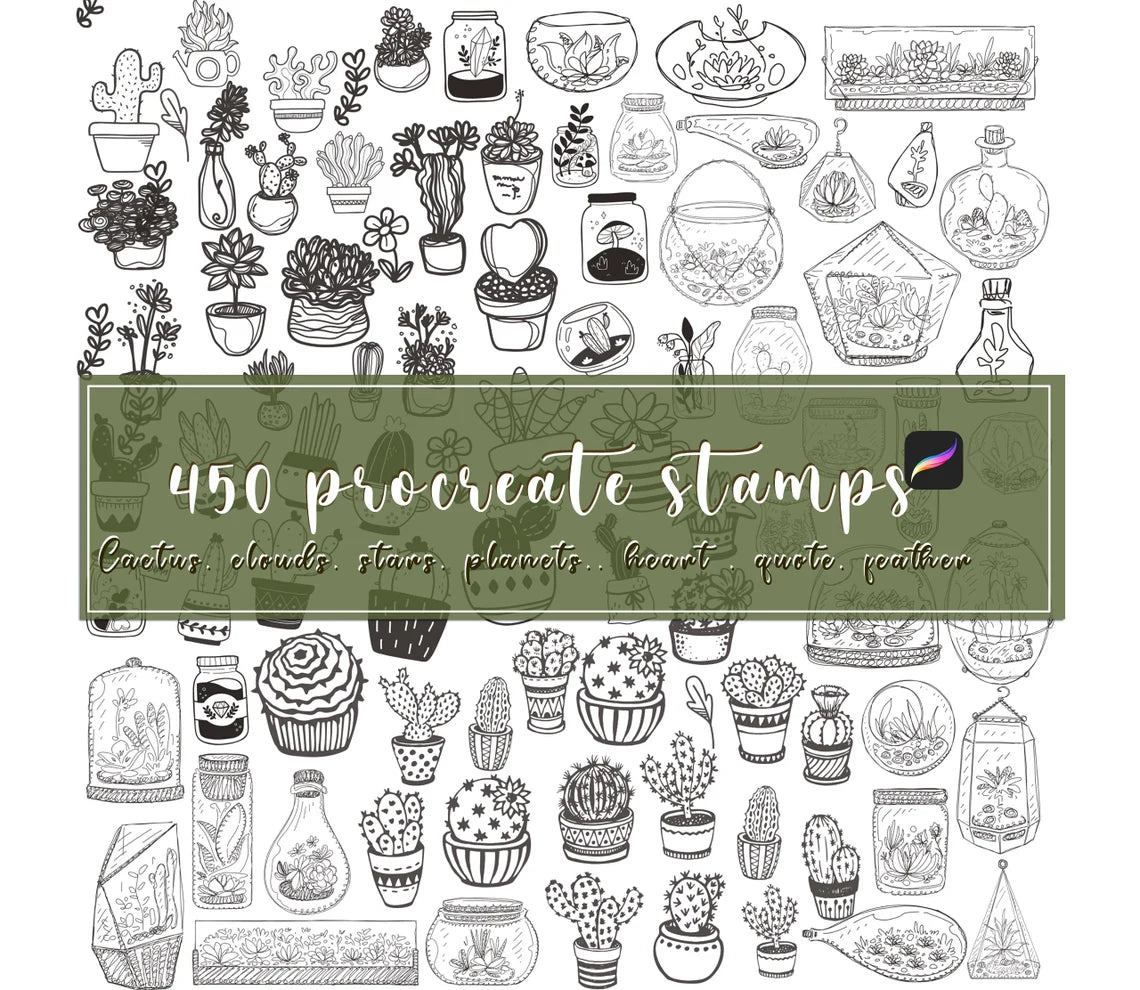 z 3200+ Floral Botanical Procreate Brushes