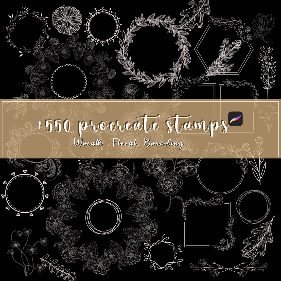 z 3200+ Floral Botanical Procreate Brushes