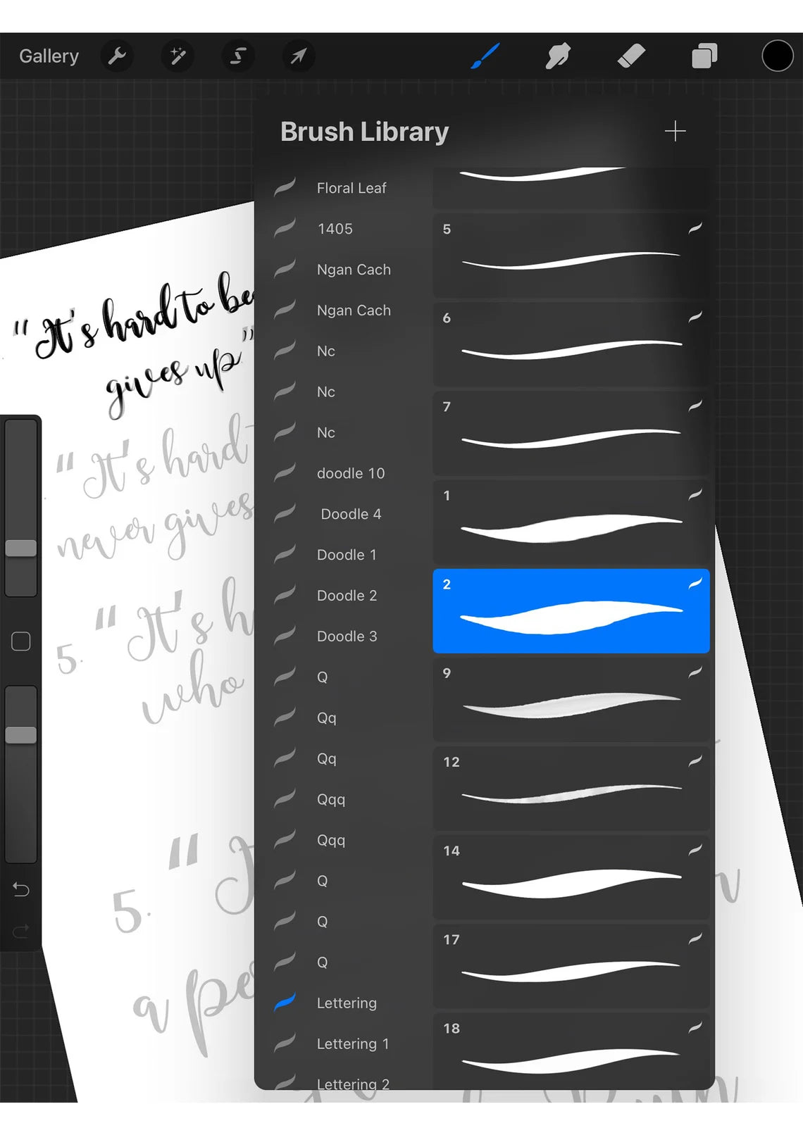 Learn Brush Lettering 50 style Handlettering Practice Sheets