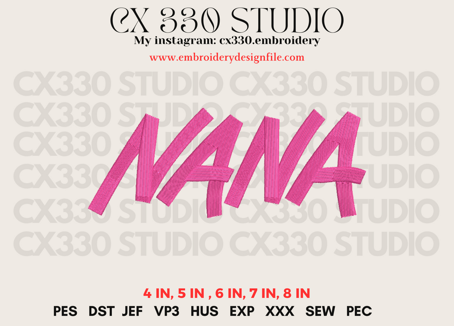 NANA HACHI AI YAZAWA embroidery file