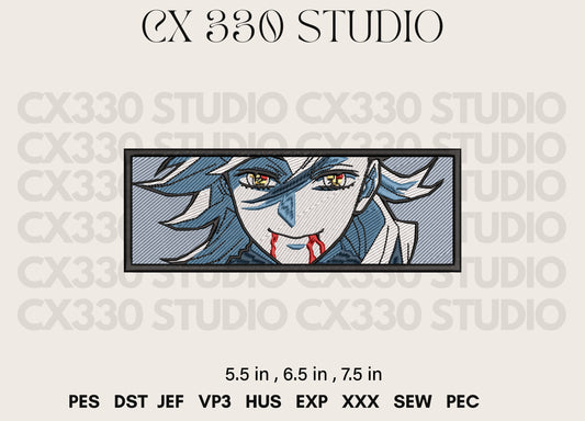 Douma Demon Slayer Kimetsu no Yaiba embroidery design file