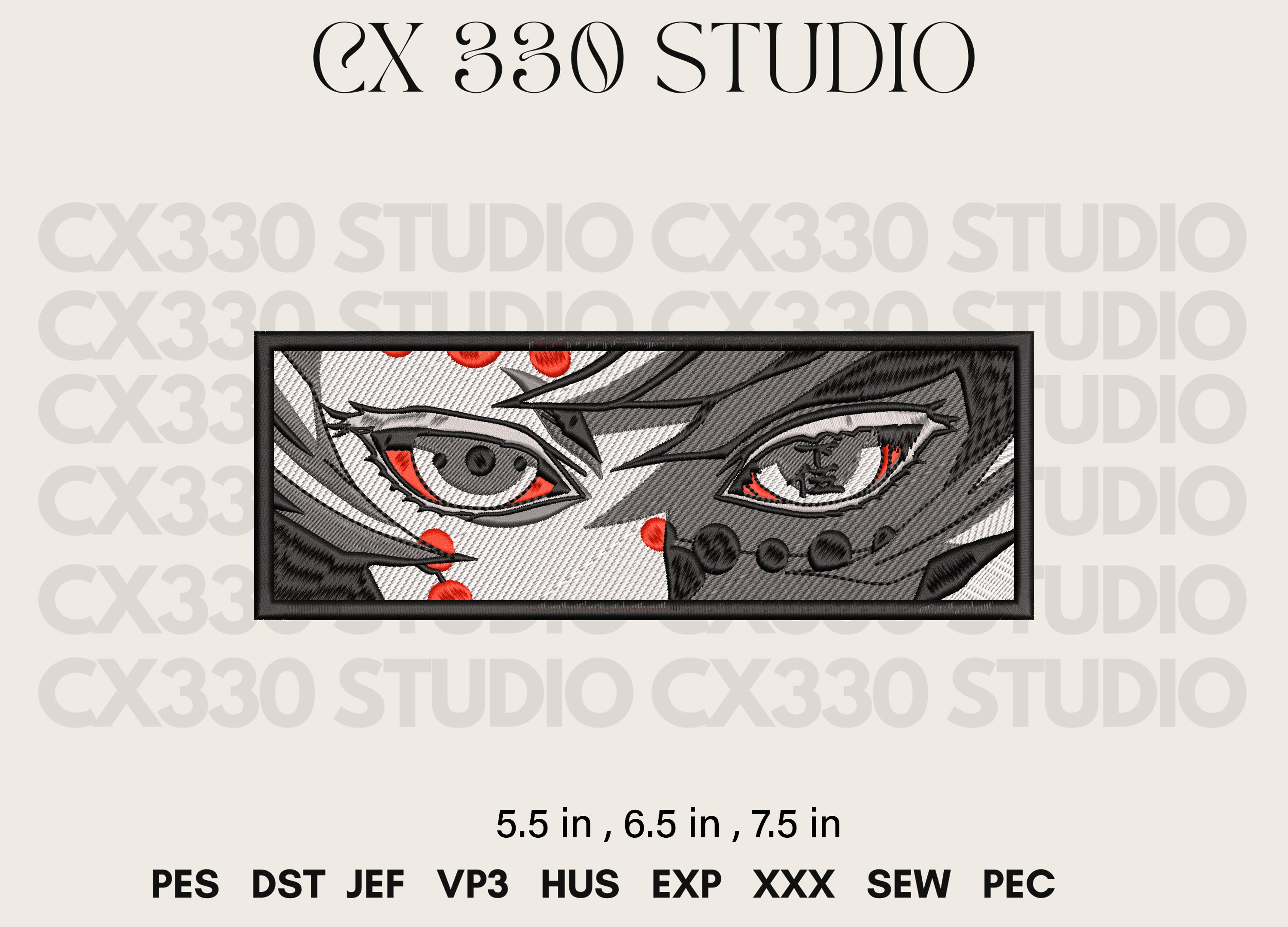 Rui Demon Slayer Kimetsu no Yaiba embroidery design file – CX330 Studio