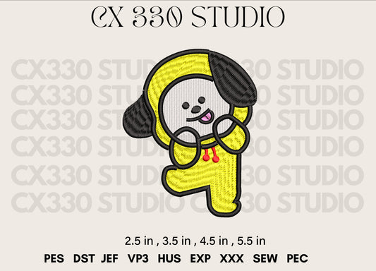 Chimmy BT21 Machine Embroidery Design | Embroidery File