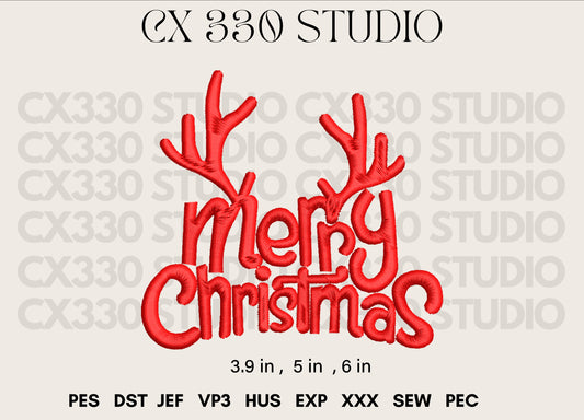 Merry Christmas Typography Font