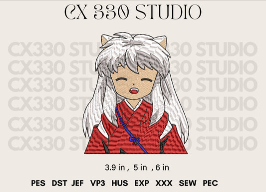 Inuyasha embroidery design