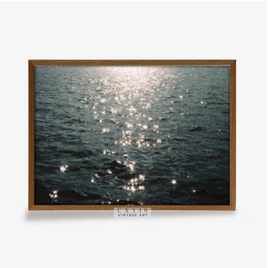 Vintage Wall Art | Ocean Art | Sea Painting | PRINTABLE Digital | 006